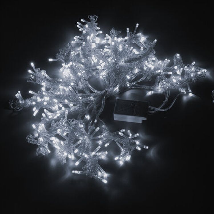 Гирлянда светодиодная «Занавес на окно», 3х2 м, 306 ламп, цвет: холодный белый — картинка 4