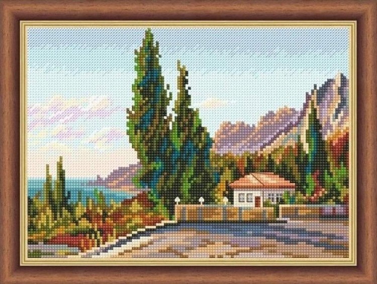 Набор для вышивания «Домик у подножия Ай-Петри» — картинка 2