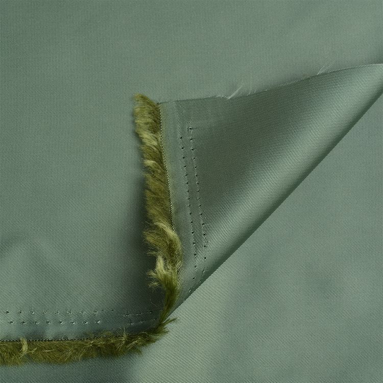 Ткань подкладочная Поливискоза нарезка, 10 м, ширина 145 см, 86 г/м², цвет: оливковый, IDEAL — картинка 3