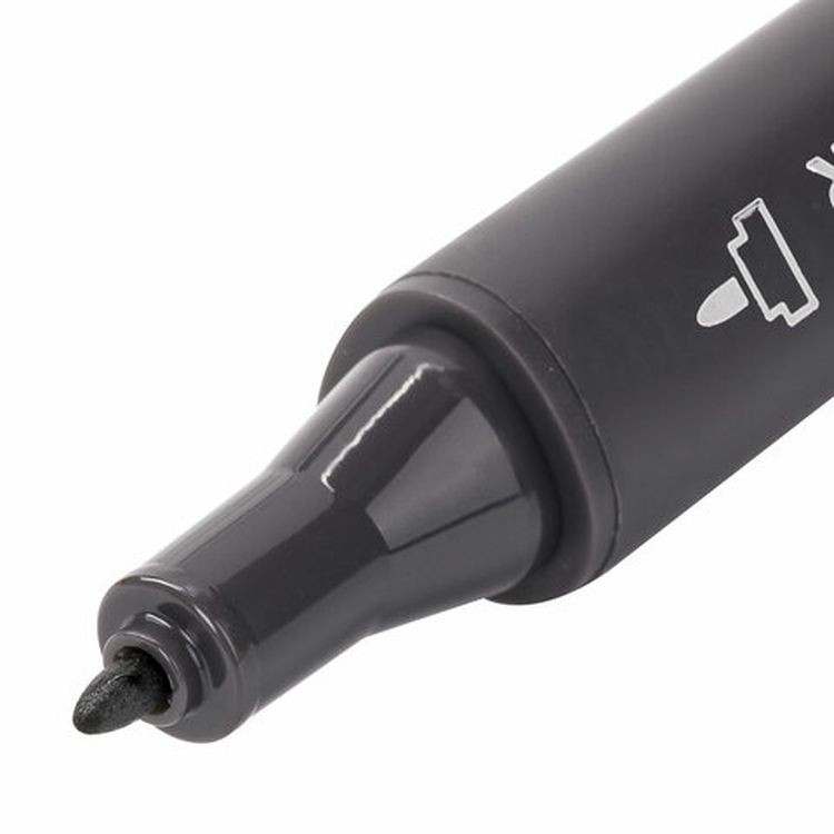 Маркер для скетчинга двусторонний 1 мм - 6 мм BRAUBERG ART CLASSIC, цвет: горький шоколад — картинка 5