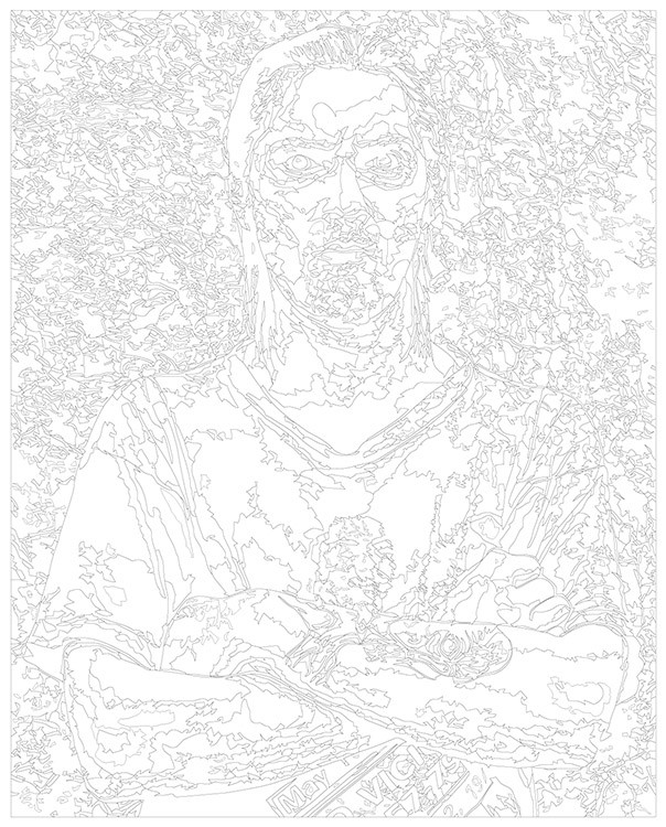 Картина по номерам «КиШ Король и Шут: Михаил Горшенев 7» — картинка 3