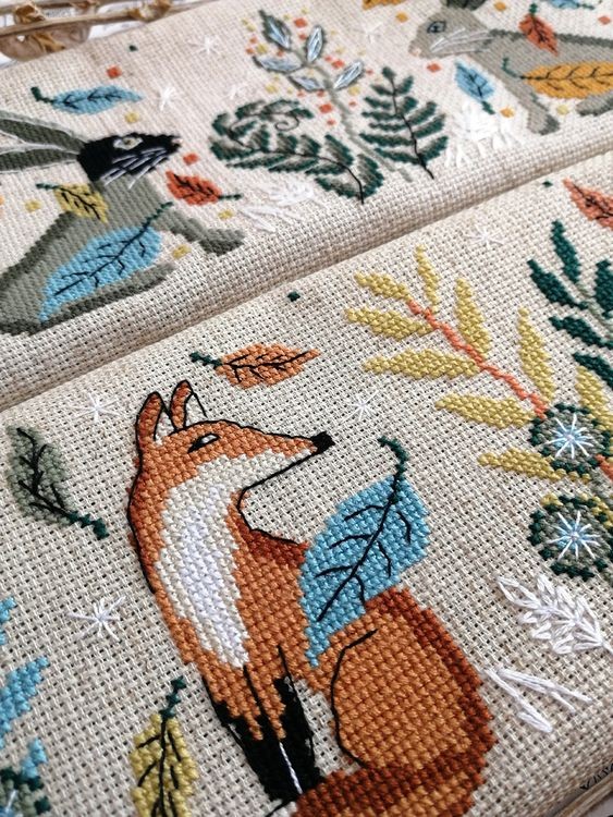 Набор для вышивания «Карандашница. Лисы» — картинка 3