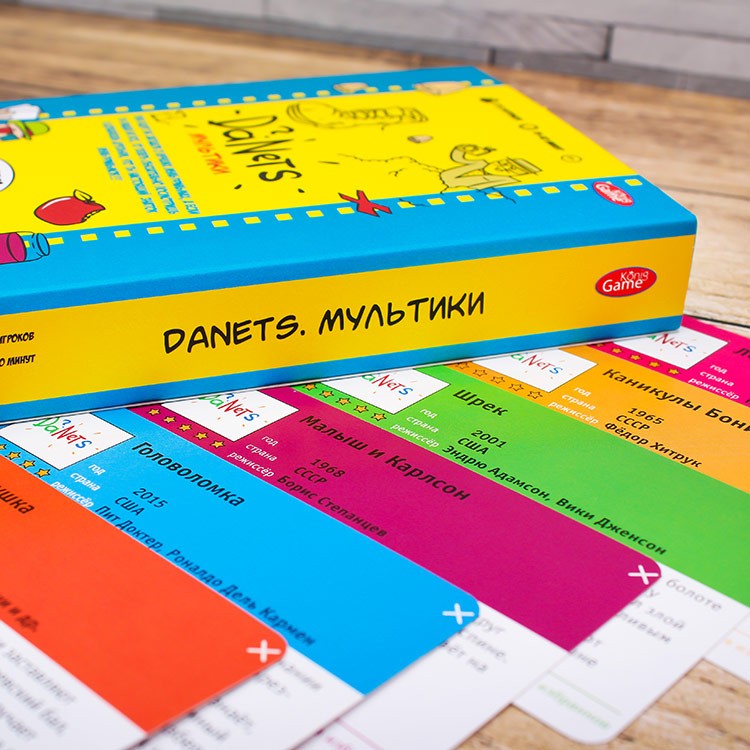 Настольная игра «DaNetS. Мультики» — картинка 8
