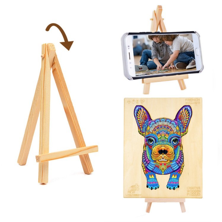 Деревянные пазлы «Смелый Бульдог L», Woodbests — картинка 8