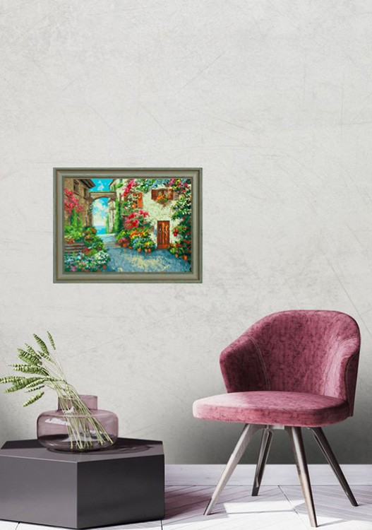 Картина по номерам «Солнечный город» — картинка 6