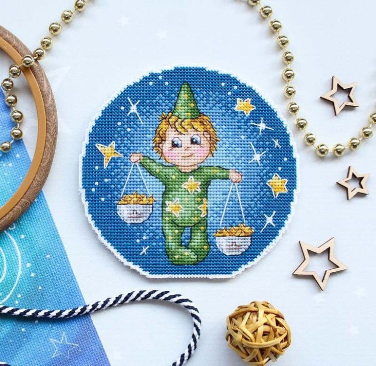 Набор для вышивания «Знаки зодиака. Весы» — картинка 2