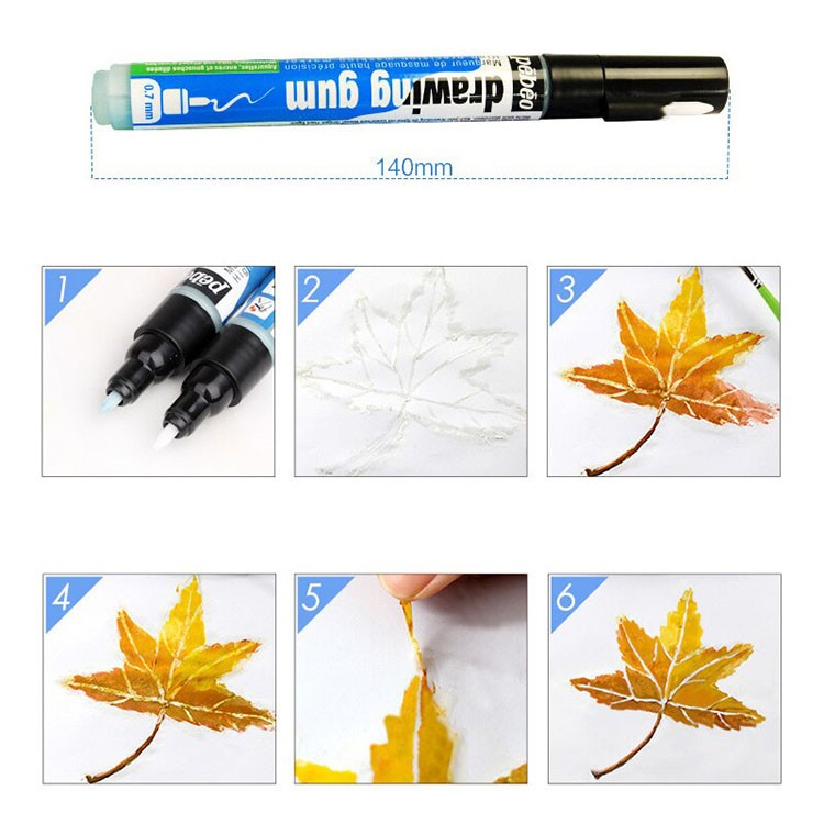 Маскирующий маркер Drawing gum 0,7 мм, 5,5 мл, Pebeo — картинка 14