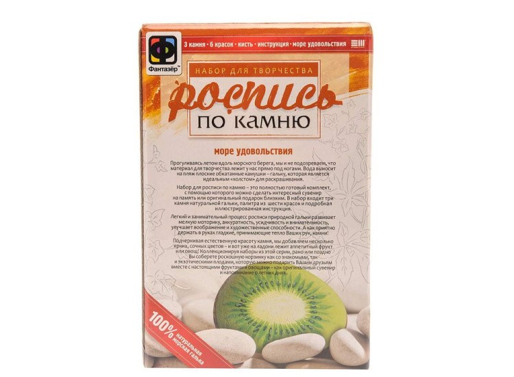 Набор для творчества «Апельсин, киви, лайм» (роспись по камню) — картинка 2