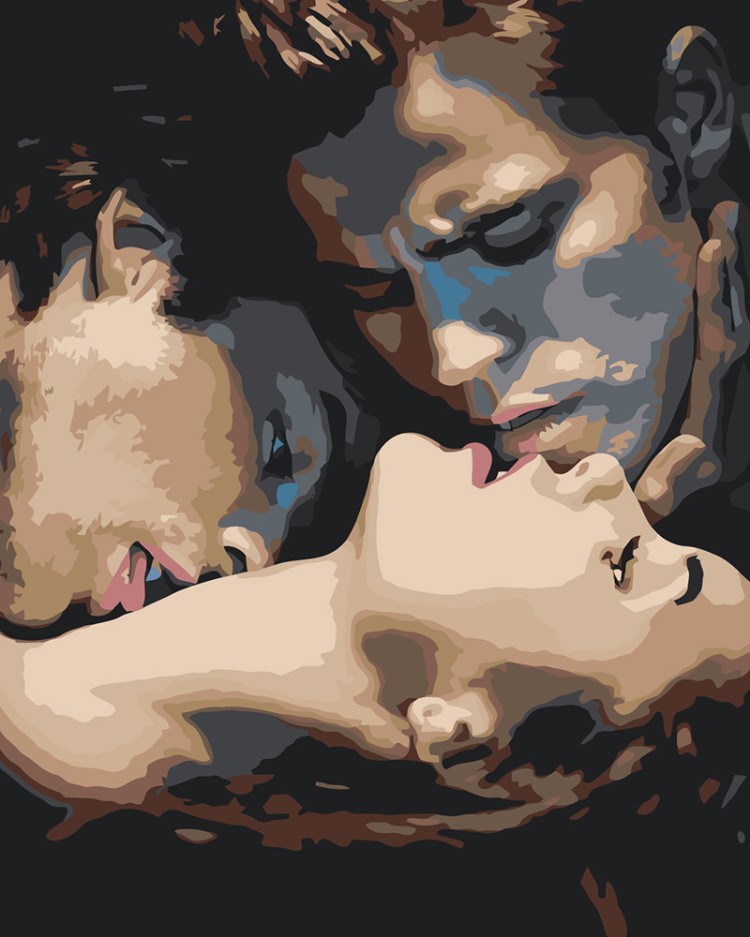 Картина по номерам «Дневники вампира: Деймон, Елена и Стефан 8»