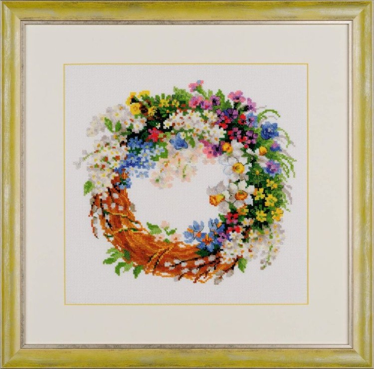 Набор для вышивания «Венок с черемухой» — картинка 3