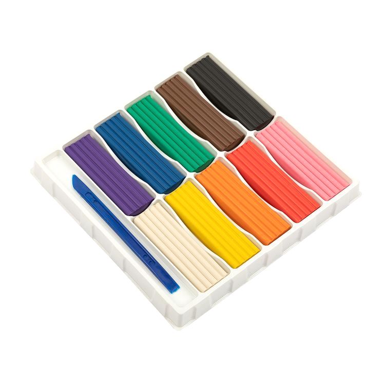 Пластилин классический «Играй», 10 цветов, Лео — картинка 2