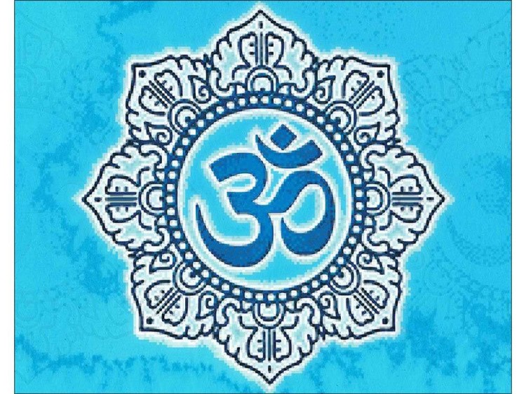 Алмазная вышивка «Мандала Ом» — картинка 2