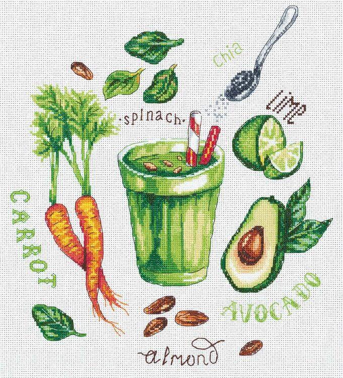 Набор для вышивания «Овощной смузи» — картинка 3