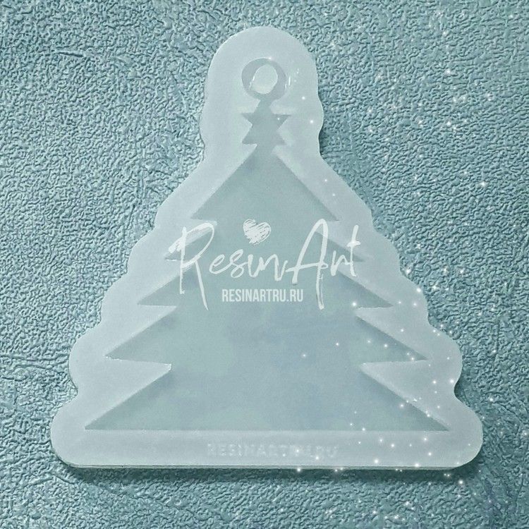 Елочная игрушка Елочка №5 - Силиконовый молд, ResinArt — картинка 2