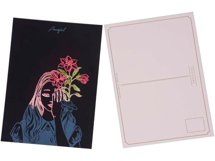 Набор скретч-открыток «Beauty» (цветные) — картинка 4