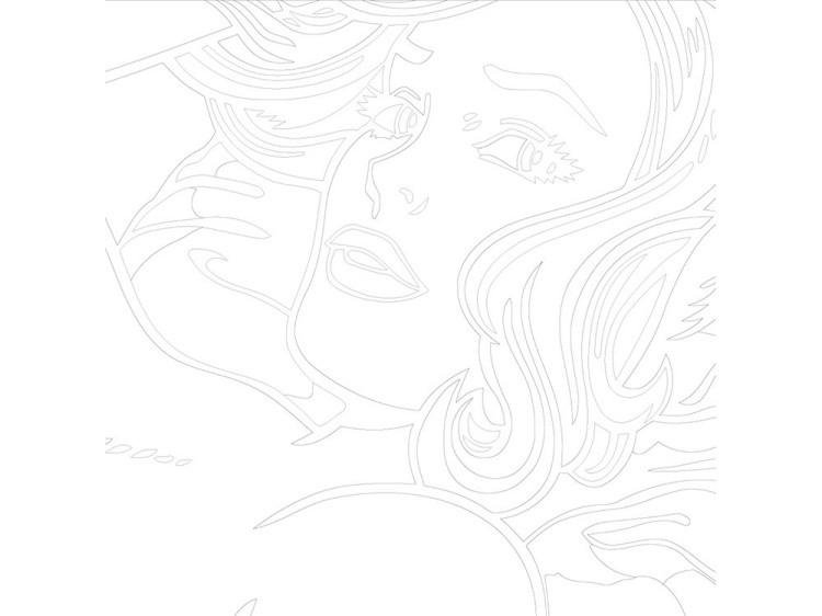 Картина по номерам «Кокетливый взгляд» — картинка 3