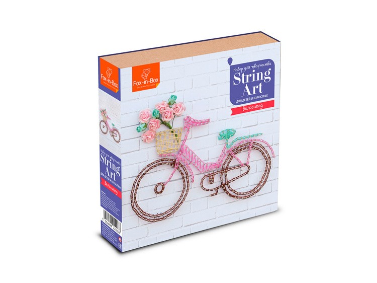 Набор для творчества STRING ART «Велосипед» — картинка 2