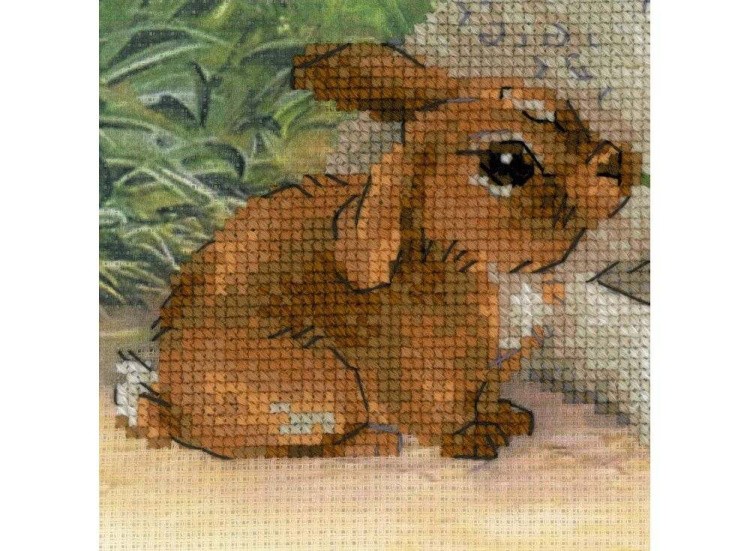 Набор для вышивания «Ягненок и кролик» — картинка 5