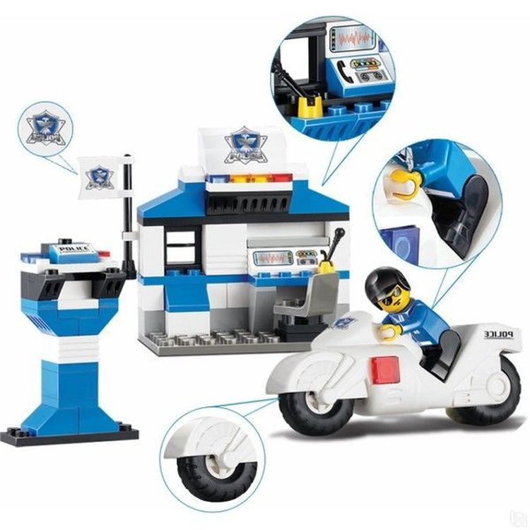 Конструктор «Полиция и спецназ.Пост полицейского спецназа», 86 деталей — картинка 2