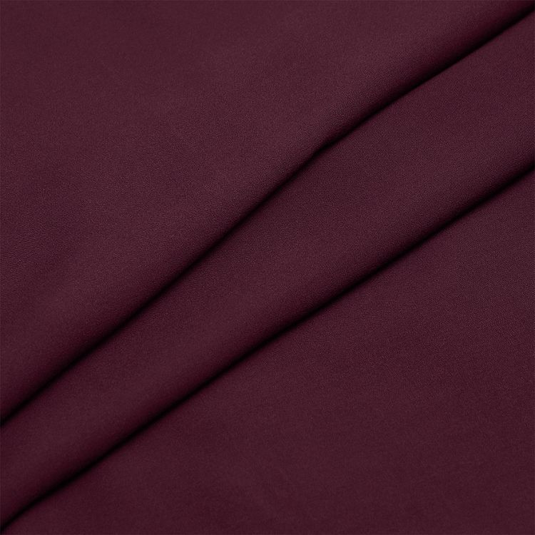 Ткань Штапель, матовая, 5 м, ширина 145 см, 110 г/м2, цвет: 27 бордовый, TBY — картинка 2