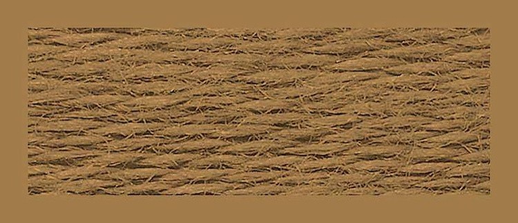 Нитки мулине (шерсть/акрил), 10 шт. по 20 м, цвет: №819 коричневый, Риолис