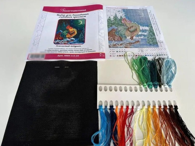 Набор для вышивания «Голосистый петушок» — картинка 3