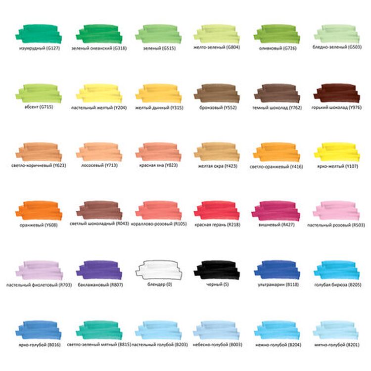 Маркеры для скетчинга двусторонние BRAUBERG ART CLASSIC, цвет: набор 36 цв — картинка 9