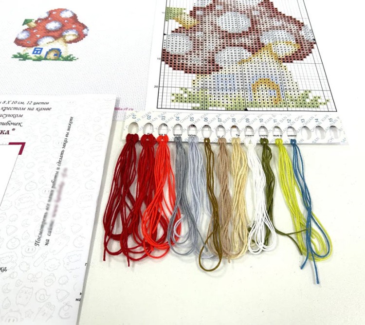 Набор для вышивания «Грибочек» — картинка 8