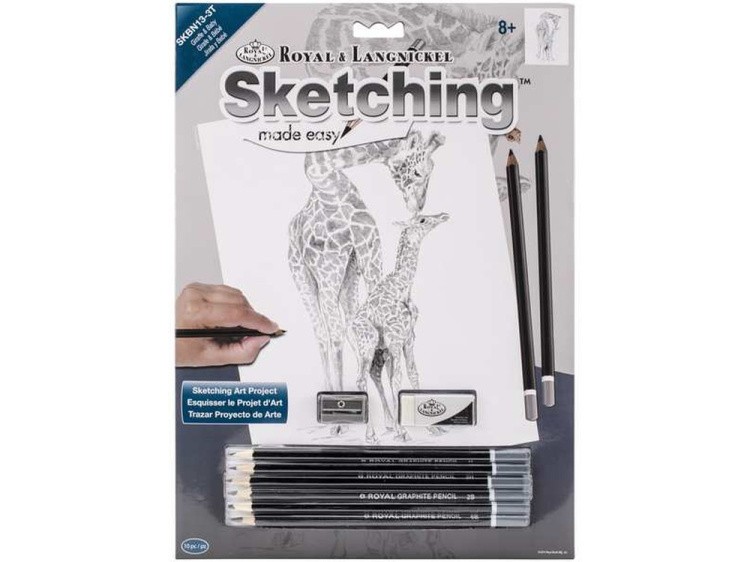 Набор для скетчинга «Жирафы» — картинка 2