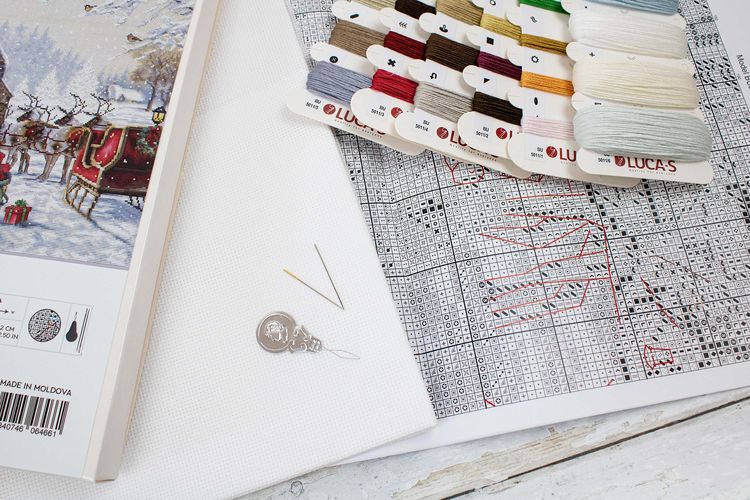 Набор для вышивания «Коттедж Санты» — картинка 9