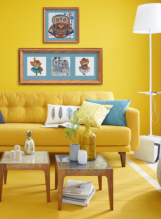 Набор для вышивания «Совы на свидании» — картинка 8