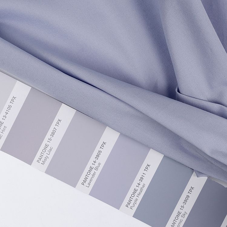 Ткань Поплин стрейч, 1 м х 150 см, 125 г/м², цвет: сиреневый, TBY — картинка 4