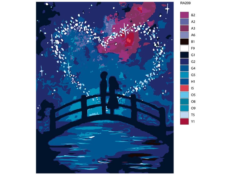 Картина по номерам «Это любовь» — картинка 2