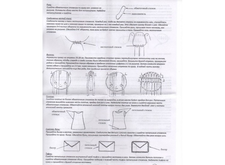 Набор для шитья игрушки «Полли» — картинка 4