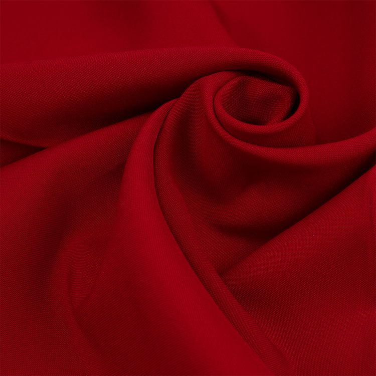 Ткань Габардин кач-во Фухуа, 1 м х 150 см, 180 г/м², цвет: красный, TBY