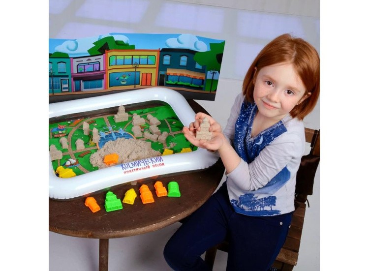 Набор космического песка «Городские истории» 2 кг — картинка 9