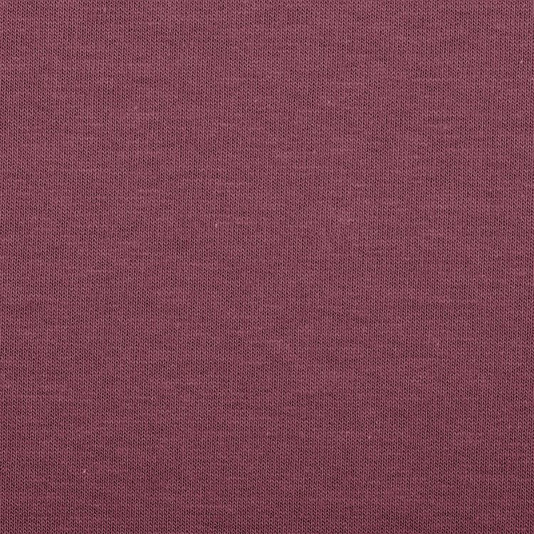 Ткань трикотаж Футер 2х нитка, петля, с лайкрой, 6 м, ширина 180 см, 230 г/м2, пенье, цвет: брусника, TBY — картинка 2