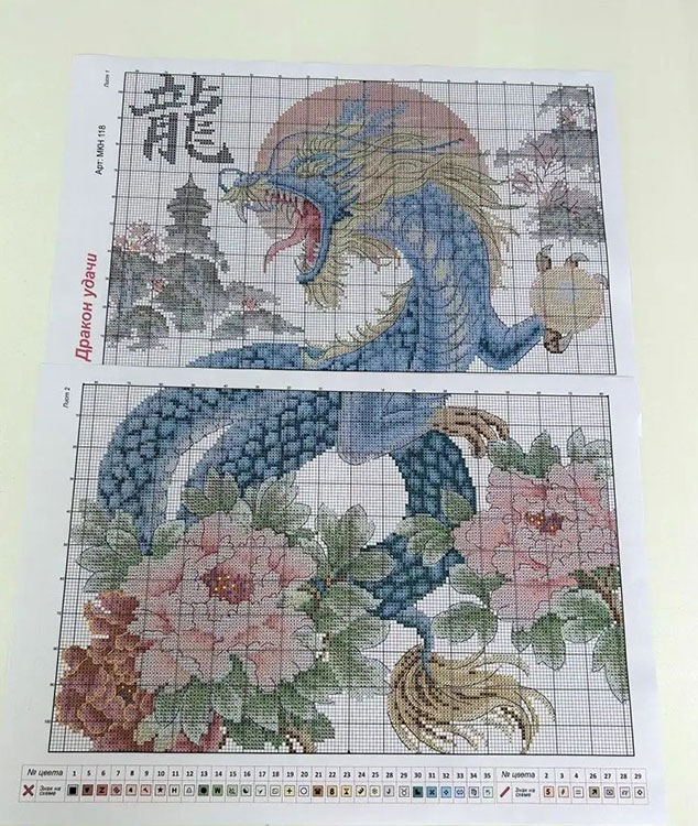 Набор для вышивания «Дракон удачи» — картинка 3