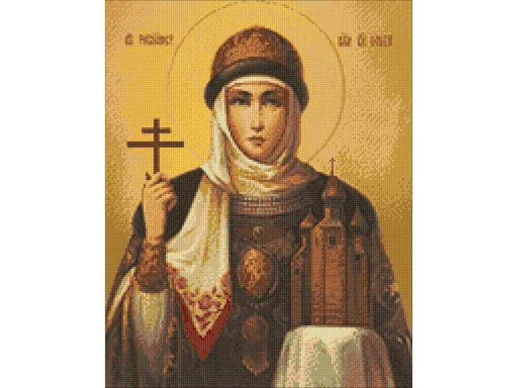Алмазная вышивка «Святая равноапостольная княгиня Ольга» — картинка 3
