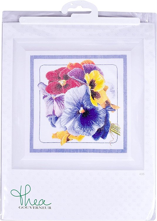 Набор для вышивания «Анютины глазки» — картинка 4