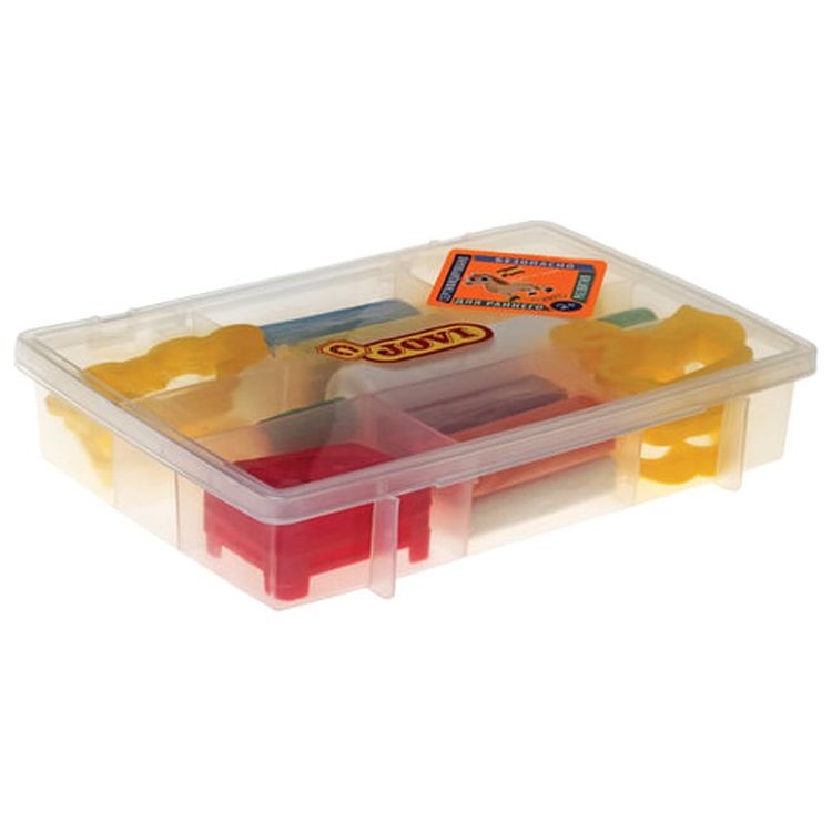 Пластилин JOVI (Испания), набор, 8 цветов, 200 г, 12 форм, 3 стека, скалка — картинка 2