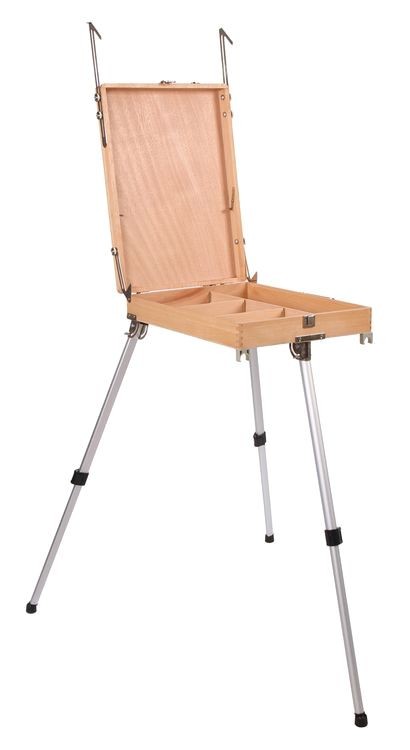 Этюдник напольный, металл. ножки, бук, 46,5x33x8,4 см, Vista-Artista — картинка 3