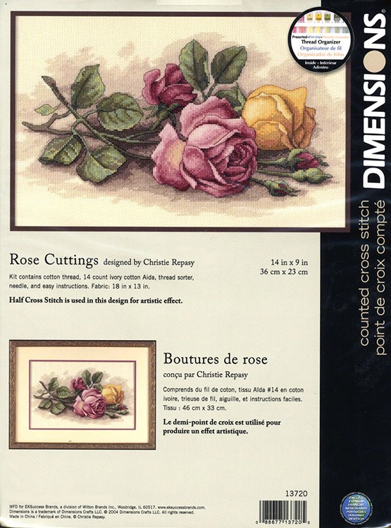 Набор для вышивания «Срезанные розы» — картинка 3