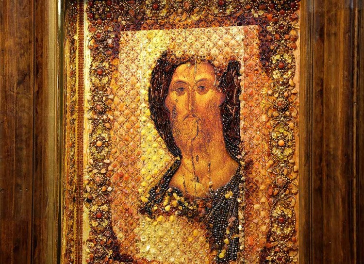 Вышивка Образа в каменьях «Спаситель (Храмовая икона)» — картинка 2