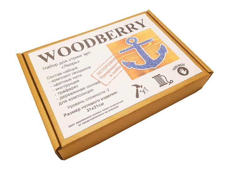 Набор для творчества STRING ART «Якорь» — картинка 3