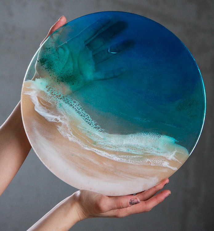 Силиконовый молд для эпоксидной смолы - Круг d 30 см, 1 шт., ResinArt — картинка 2