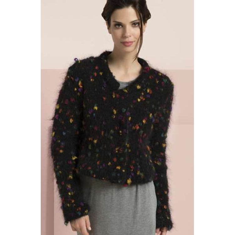 Пряжа ALIZE Mohair Bohem New (5150), разноцветно-зеленый, 5 шт. по 100 г — картинка 2