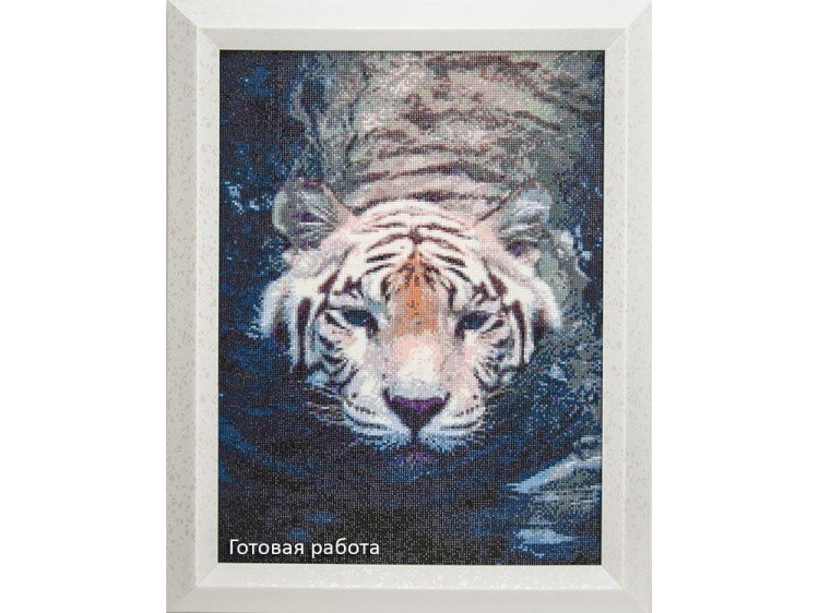 Алмазная вышивка «Тигр в воде» — картинка 3