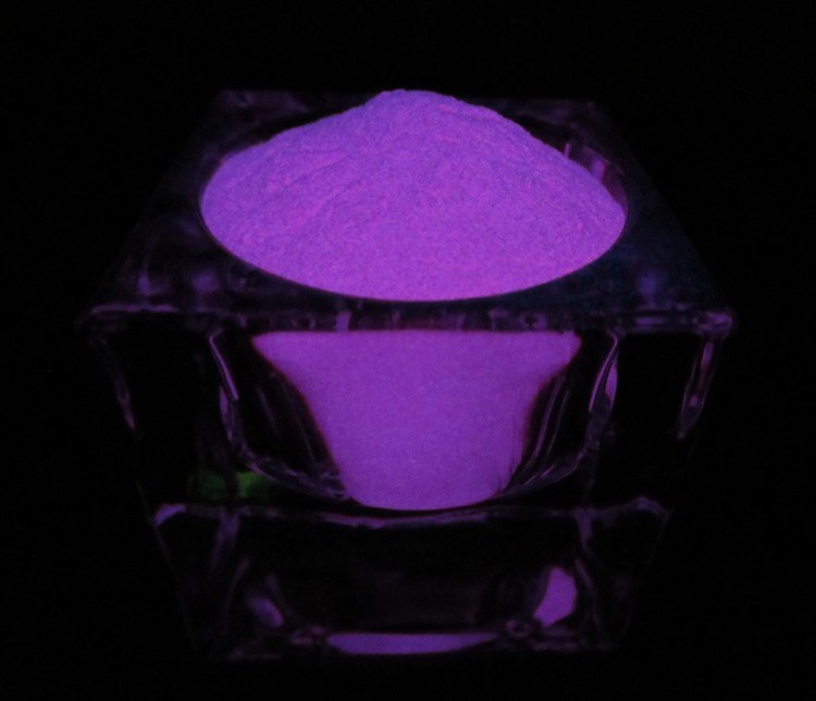 Люминофор №6 Розово-сиреневый (15 г) (светящийся порошок), Art Blong — картинка 3