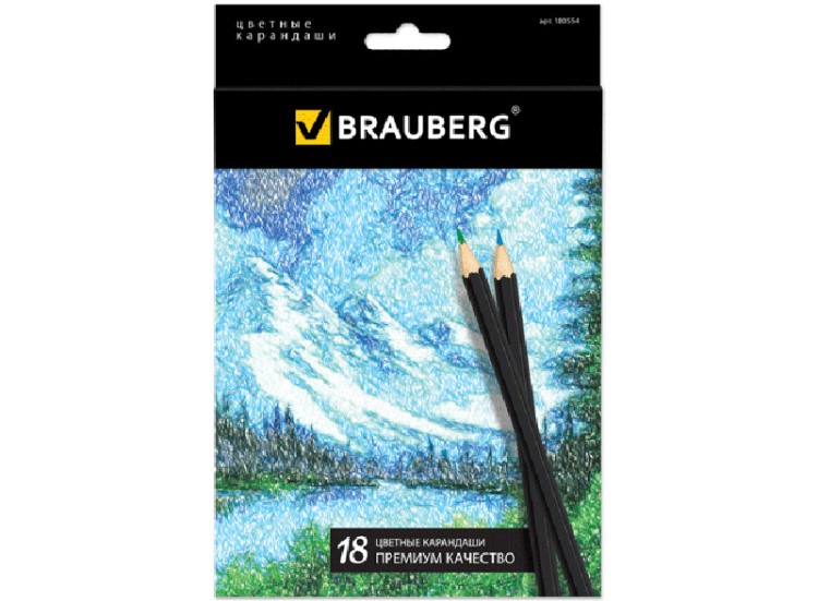 Набор цветных карандашей (18 цветов) — картинка 2